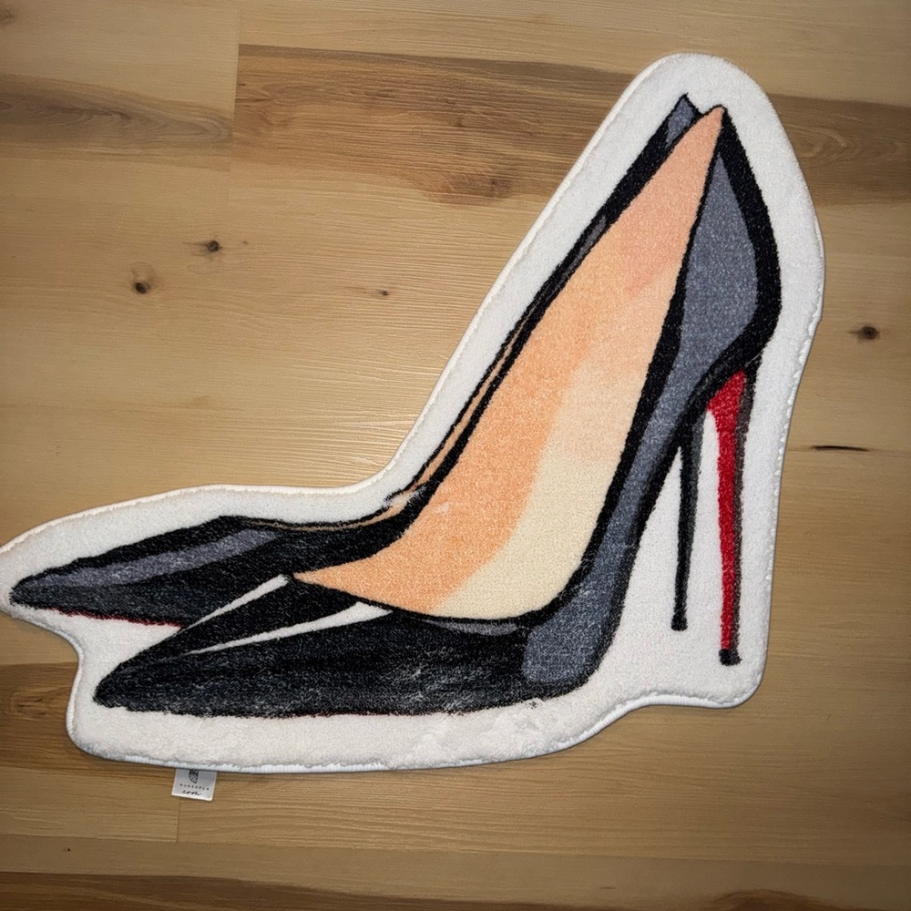 Stylish Red Bottom Heels Rugs